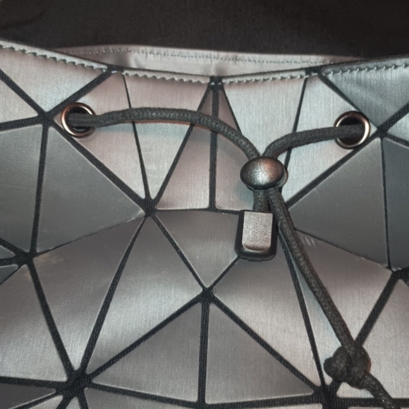 Geometric Slanted Triangle Backpack - Picture 6 of 10